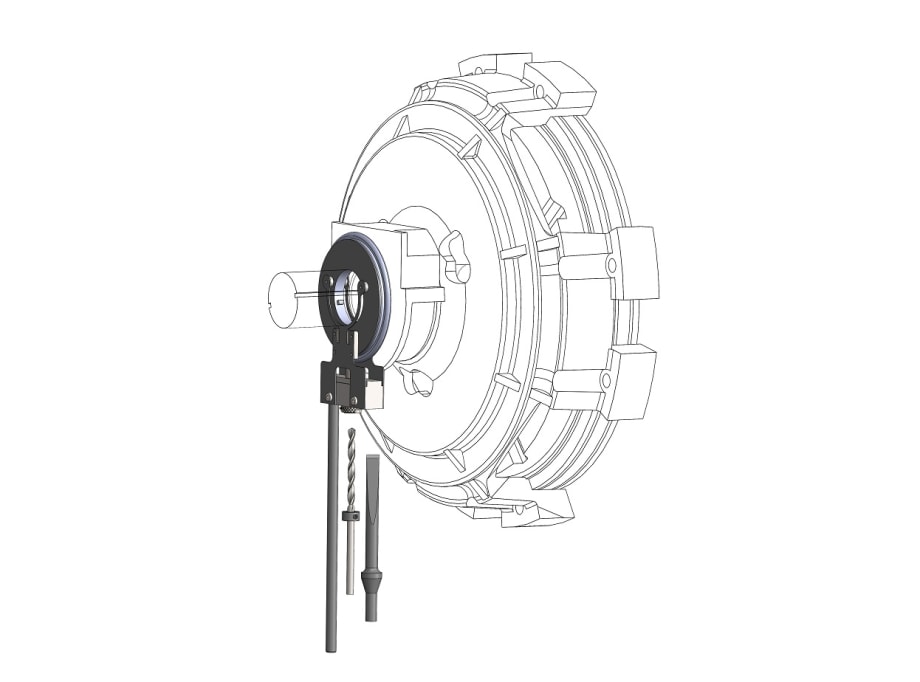 Kiene Clutch Brake Remover Replaces Torch Method