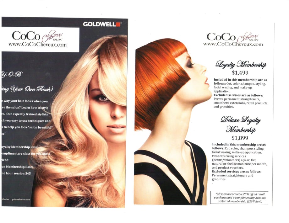 STAMP 2015: Coco Cheveux's Direct Mail Piece
