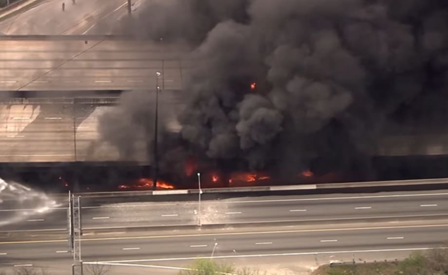 I-85 Collapse Causing Traffic Nightmare in Atlanta