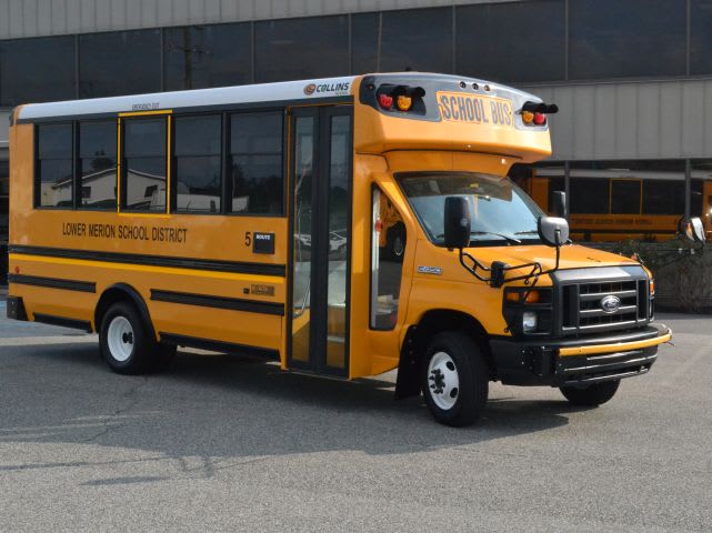Collins makes 1st delivery of its CNG Type A school bus