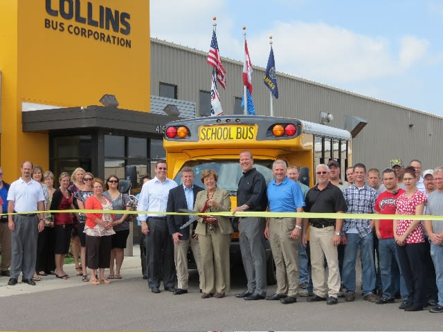 Collins' first NEXBUS rolls off assembly line