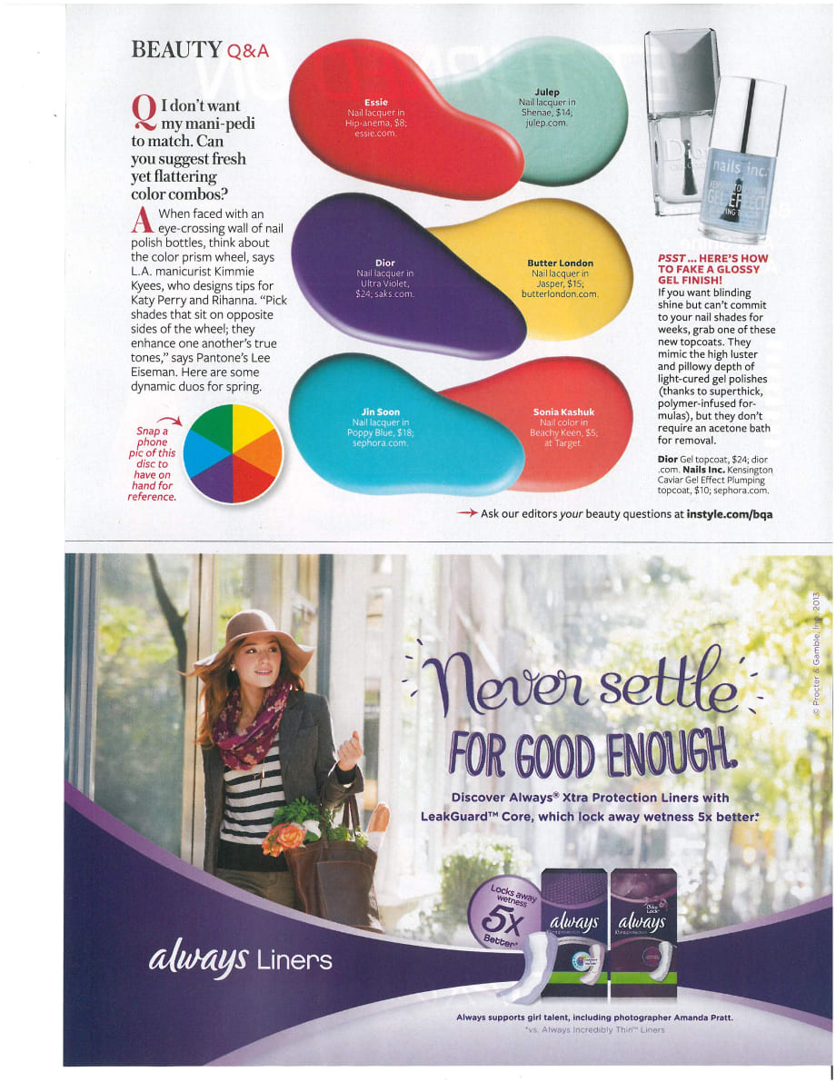 Add Color to a Mani-Pedi with Complementary Combos