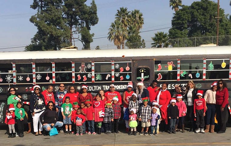 District ‘Stuffs the Bus’ for Families in Need