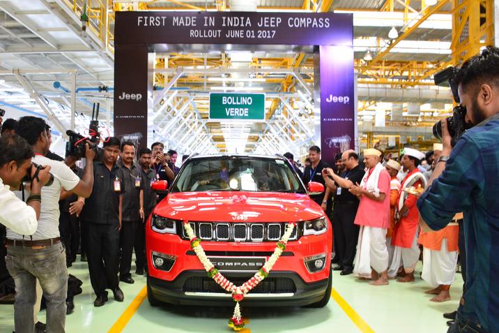 Fiat India Produces First Locally-Developed Jeep Compass