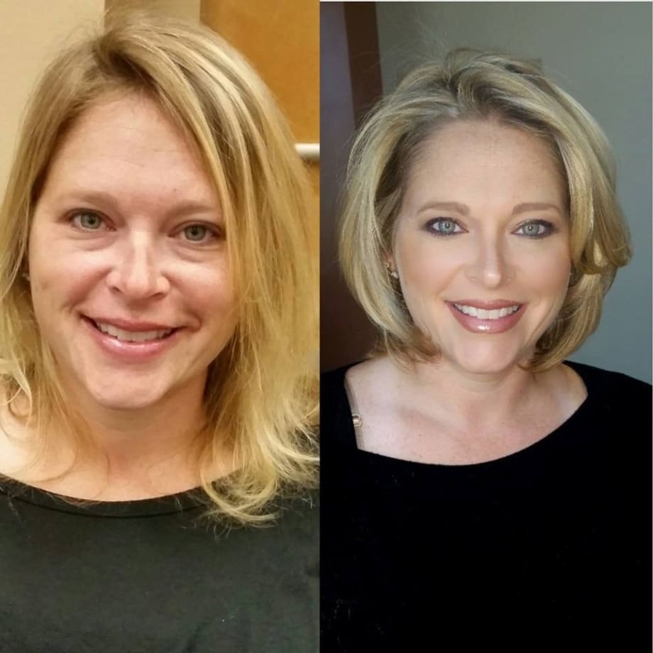 Complete Makeup, Hair Transformation by Renk and McGowan