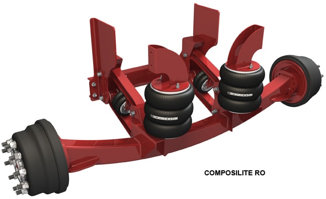 Hendrickson Lift Axle for Roll-off Chassis