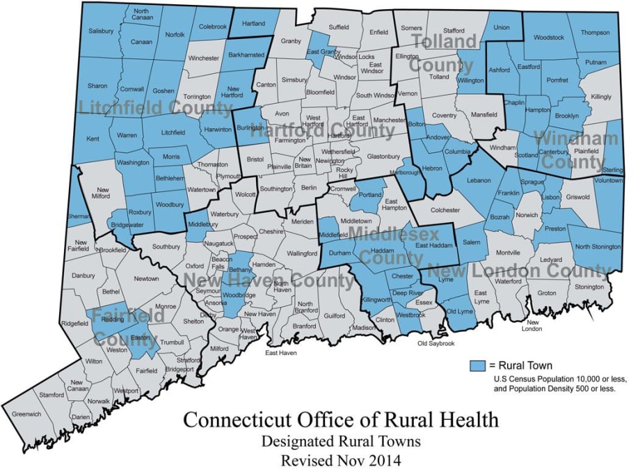 Conn.'s rural residents die at higher rates due to poor access to healthcare