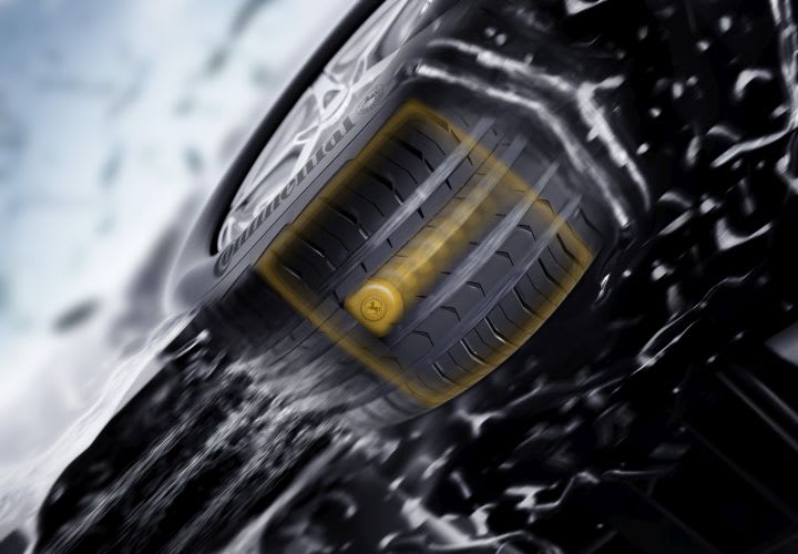 Continental's In-Tire Sensors Read Tread Depth