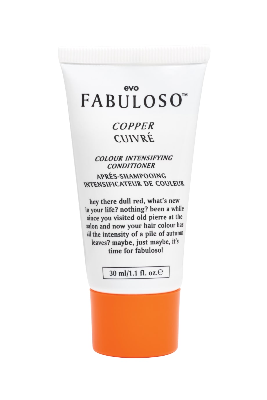 Evo Presents Fabuloso Color Intensifying Conditioner in 30mL Trial-Sized Tubes