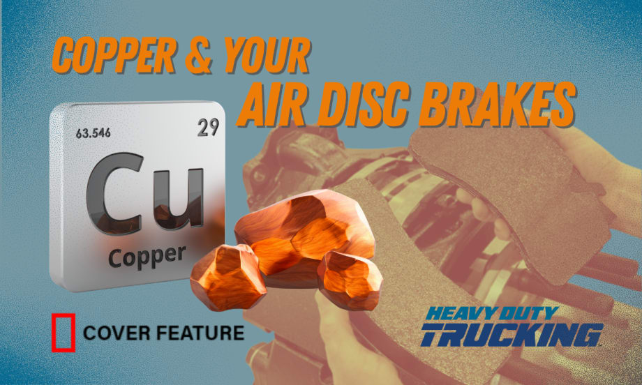 Illustration of air disc brakes and copper