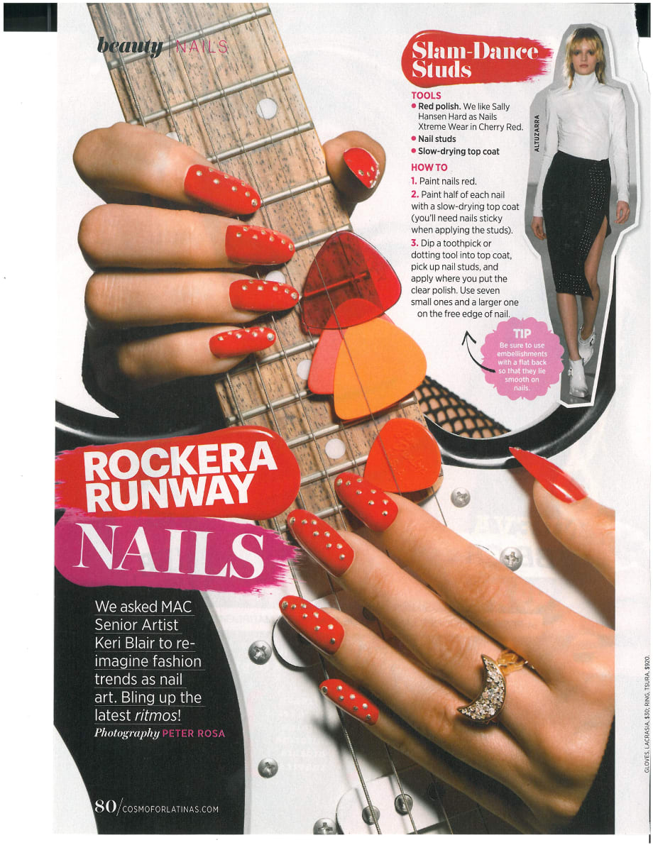Fashion Re-Imagined As Nail Art