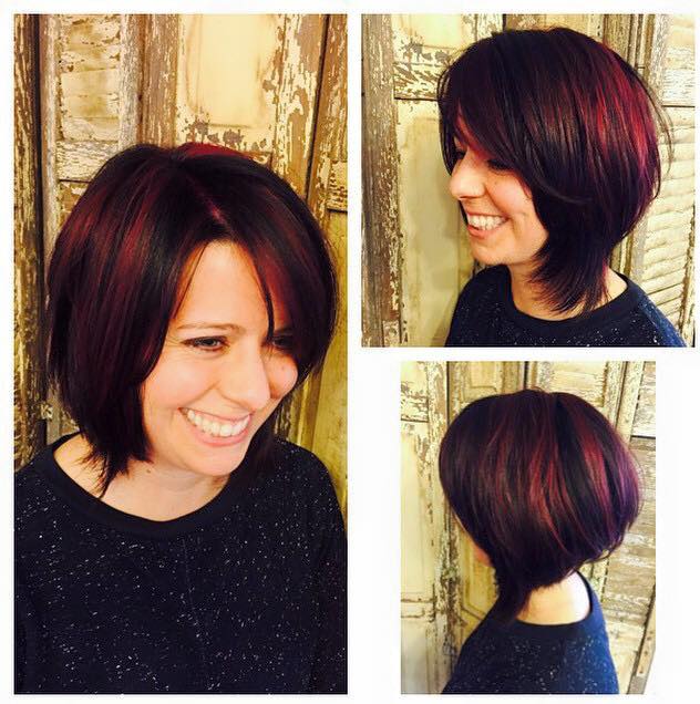 2 Formulas for Dimensional Cranberry-Dark Chocolate Haircolor