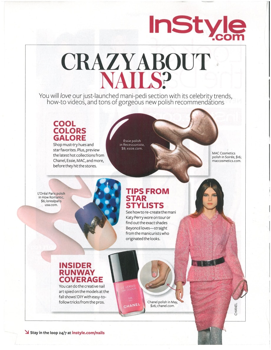 <i>InStyle</i> Mag Launches Nail Section