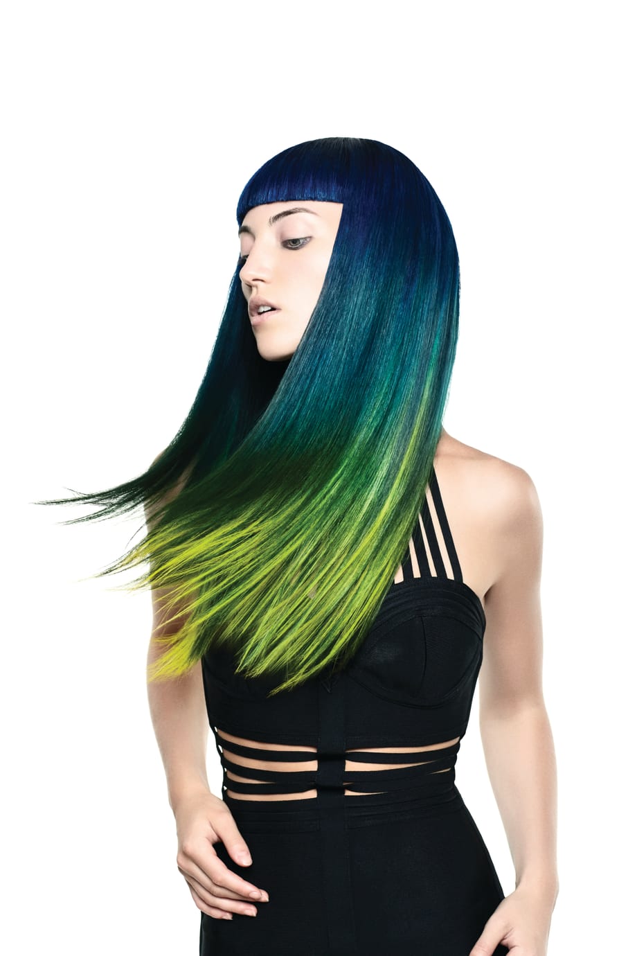 HOW-TO: Navy Blue to Lime Green "After Dark" Colormelt
