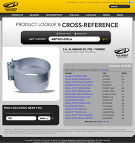 Alliance Truck Parts Launches Online Parts Cross-Reference Tool