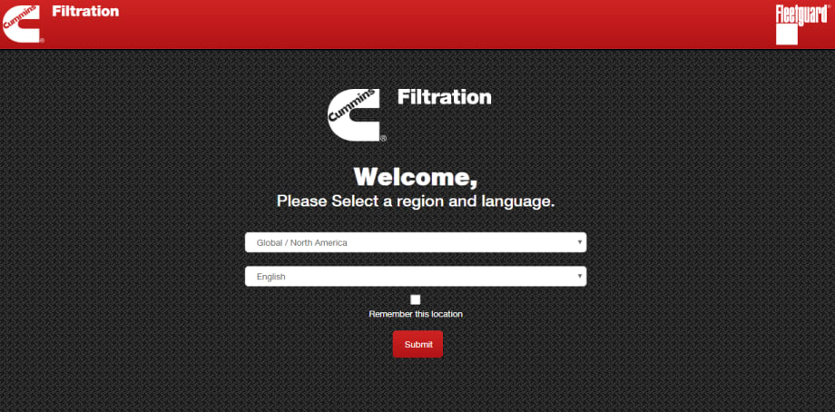 Cummins Filtration Revamps Website Search Tool
