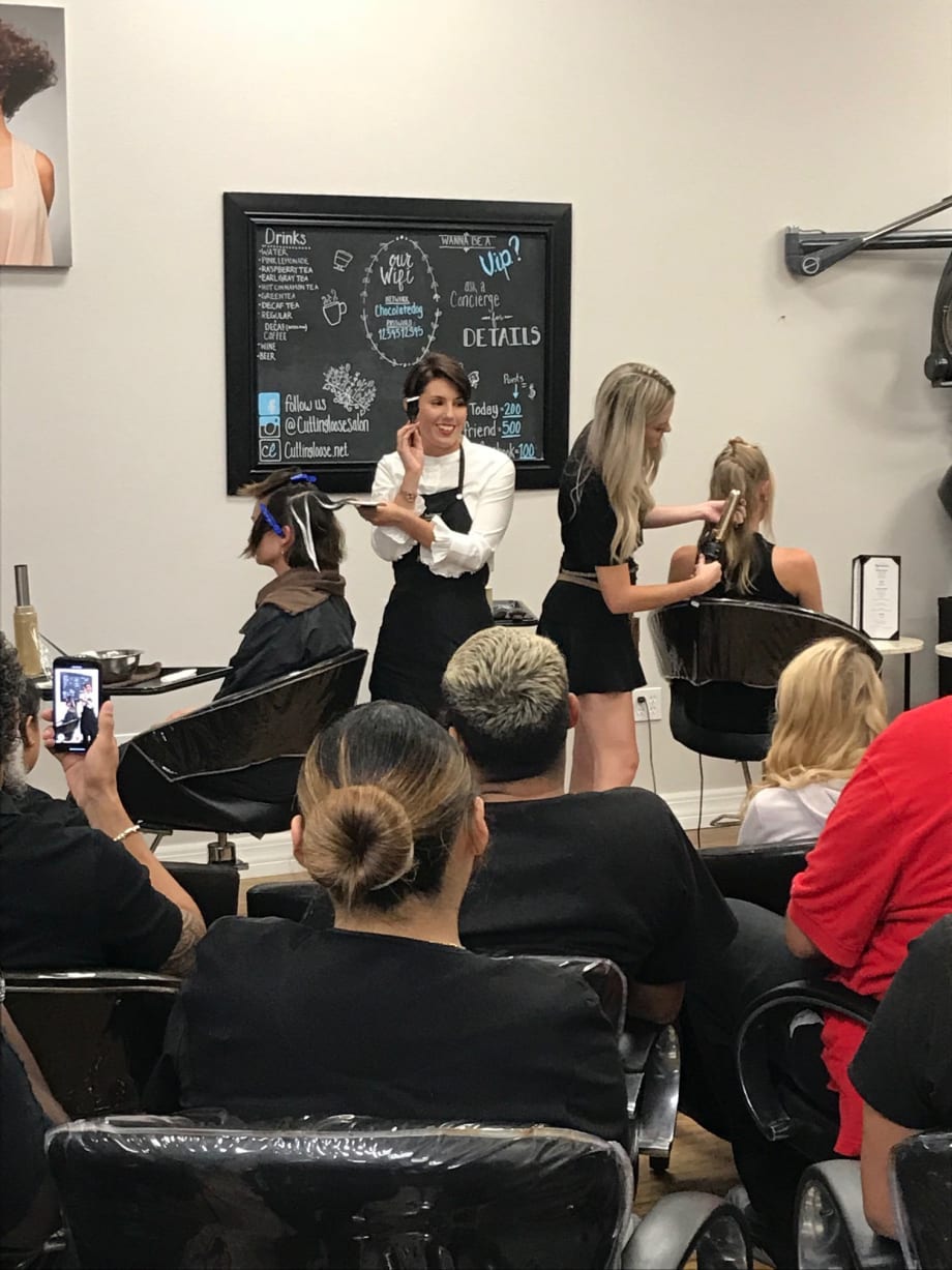Cutting Loose Hosts Social Hour to Connect with Area Students