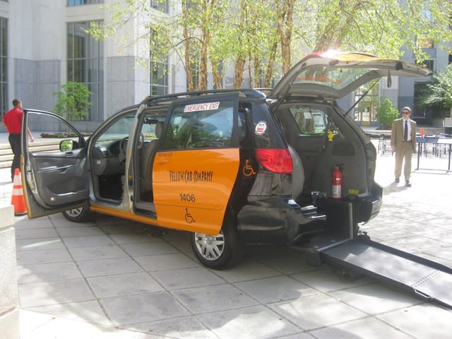 D.C. unveils first wheelchair-accessible taxi service
