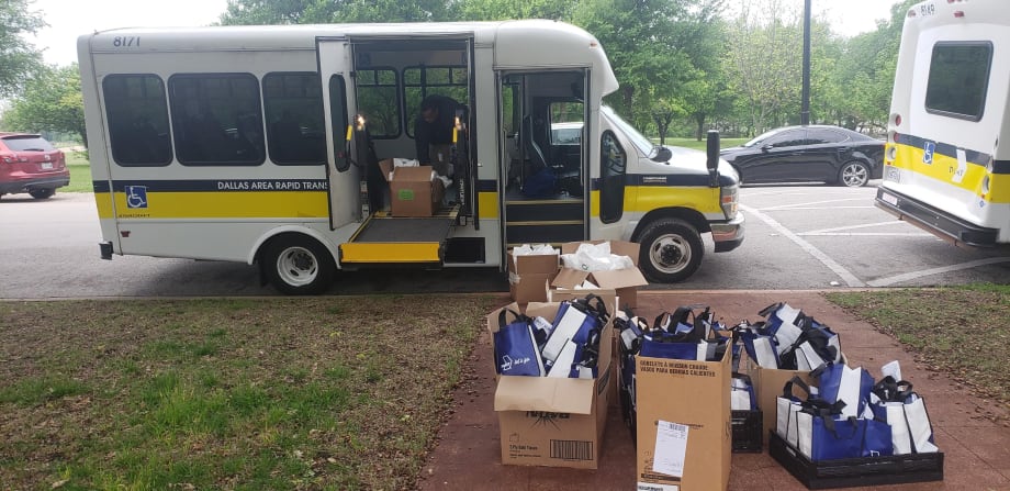 DART partners with City of Dallas to deliver senior care packages 