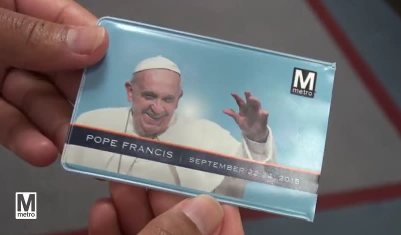 D.C. Metro releases travel tips video for Pope Francis' visit