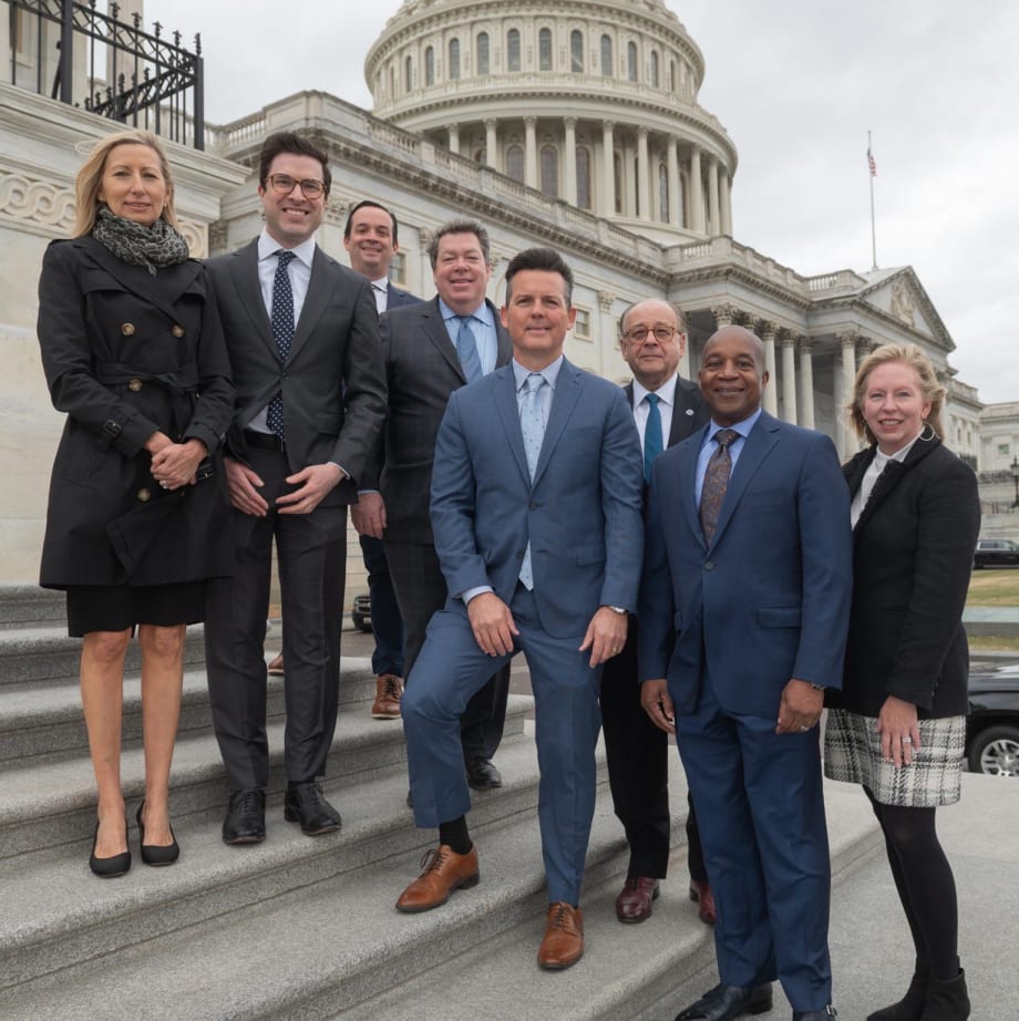 Ray Melleady and industry leaders on Capitol Hill