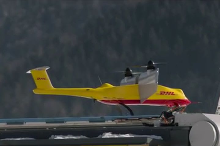 DHL Tests Parcelcopter for Last Mile