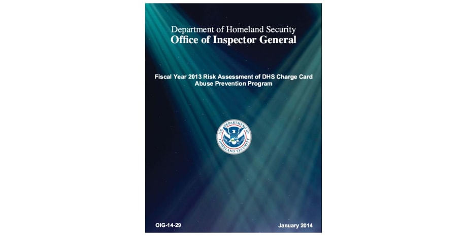 Homeland Security Faces Moderate Risk of Fleet Card Abuse