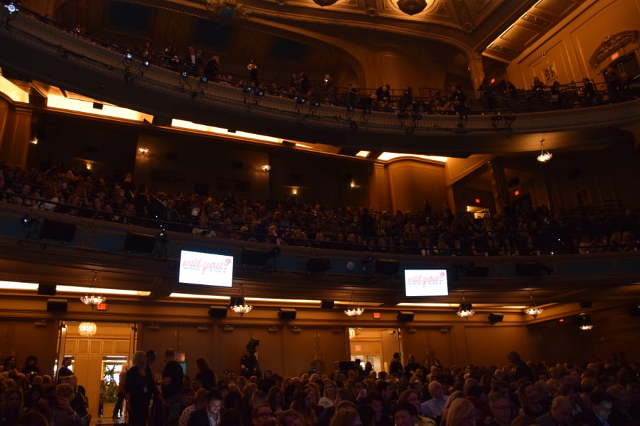Serious Business Challenges Attendees with Question, "Will You?"