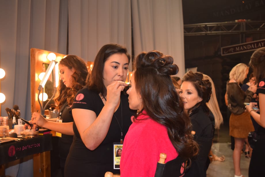 Backstage at Miss USA Preliminaries with CHI