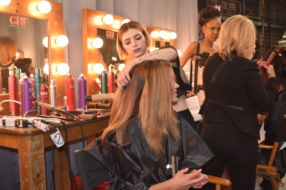 Backstage at Miss USA Preliminaries with CHI