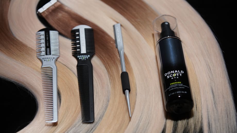 Extend + Blend: an Approach for Natural Hair Extensions by Donna Bella Hair and Donald Scott NYC