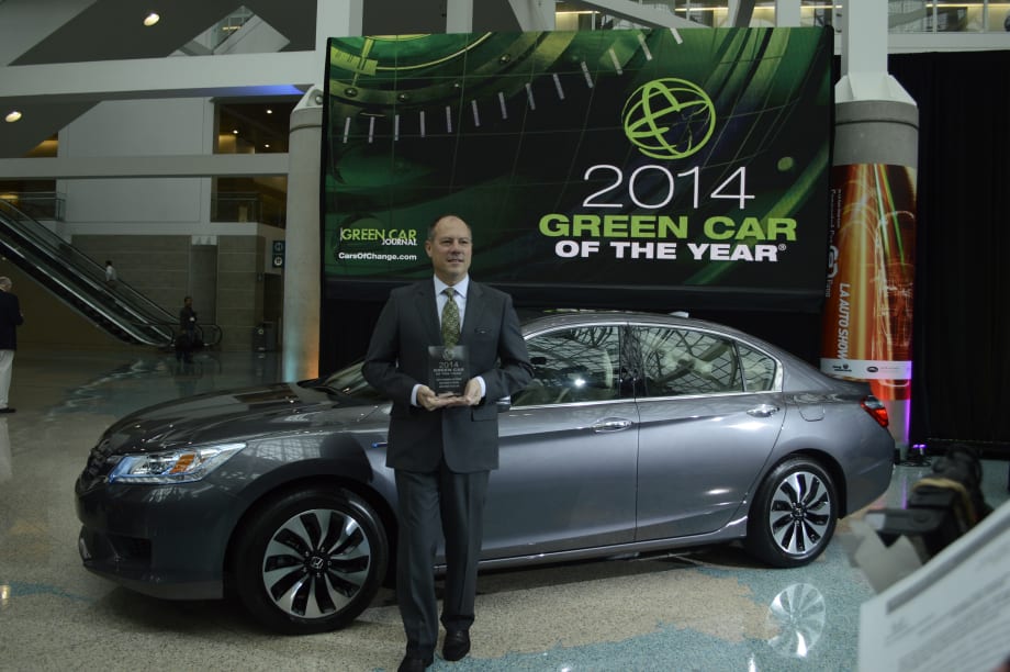 2014 Honda Accord Named Green Car of the Year