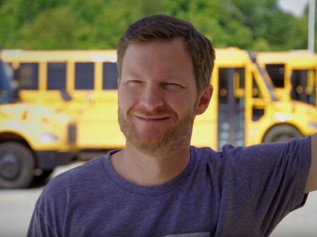 Thomas Built Tribute to School Bus Drivers Features Dale Earnhardt Jr.