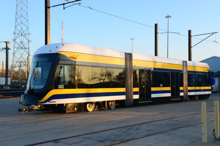 DART takes delivery of first streetcar for new service