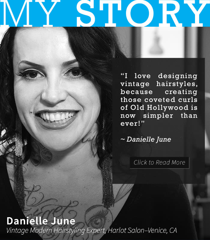Meet Danielle June - Vintage-Modern Hairstyling Expert