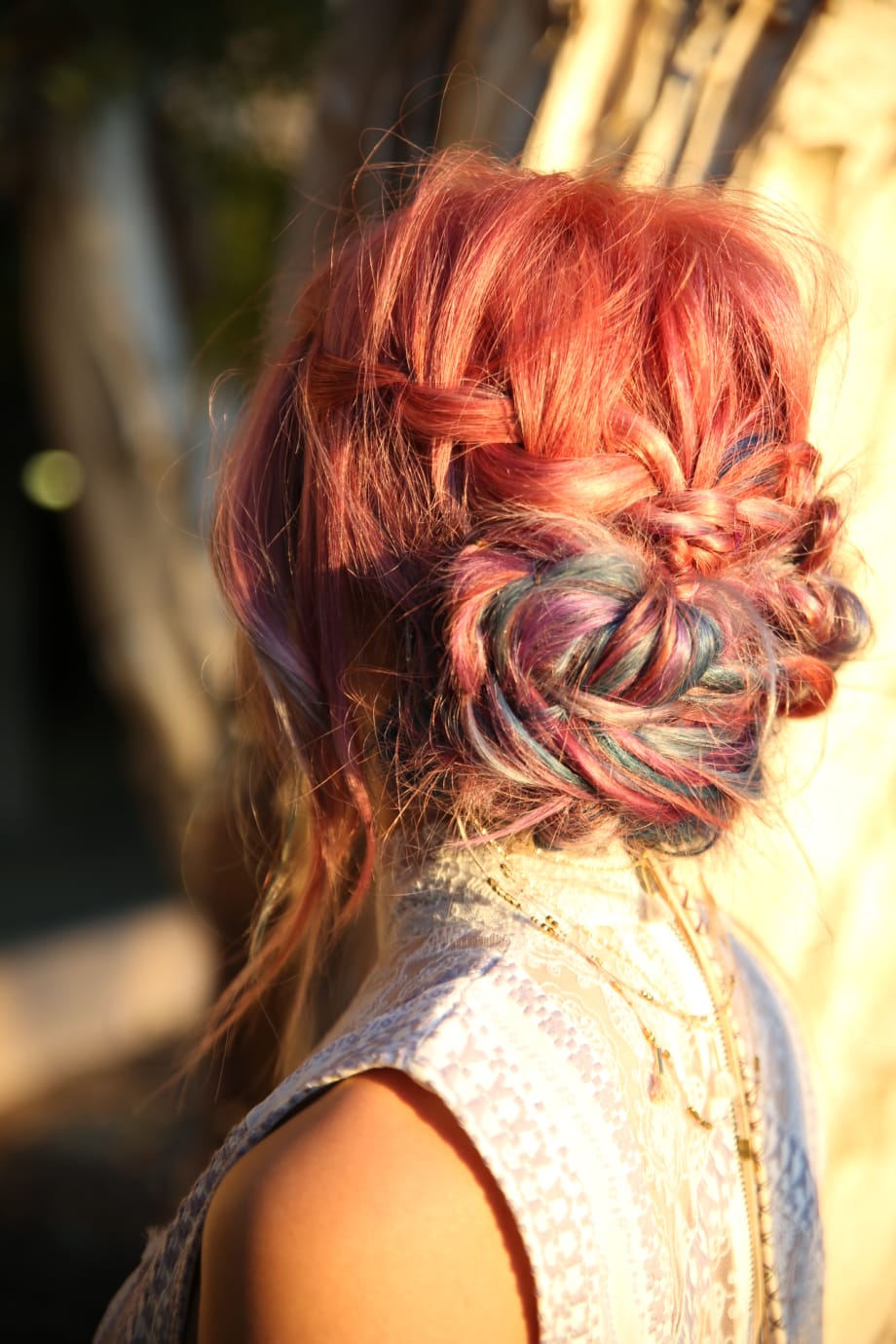 How-To: Braided Updo for Pravana Festival Look Day 3