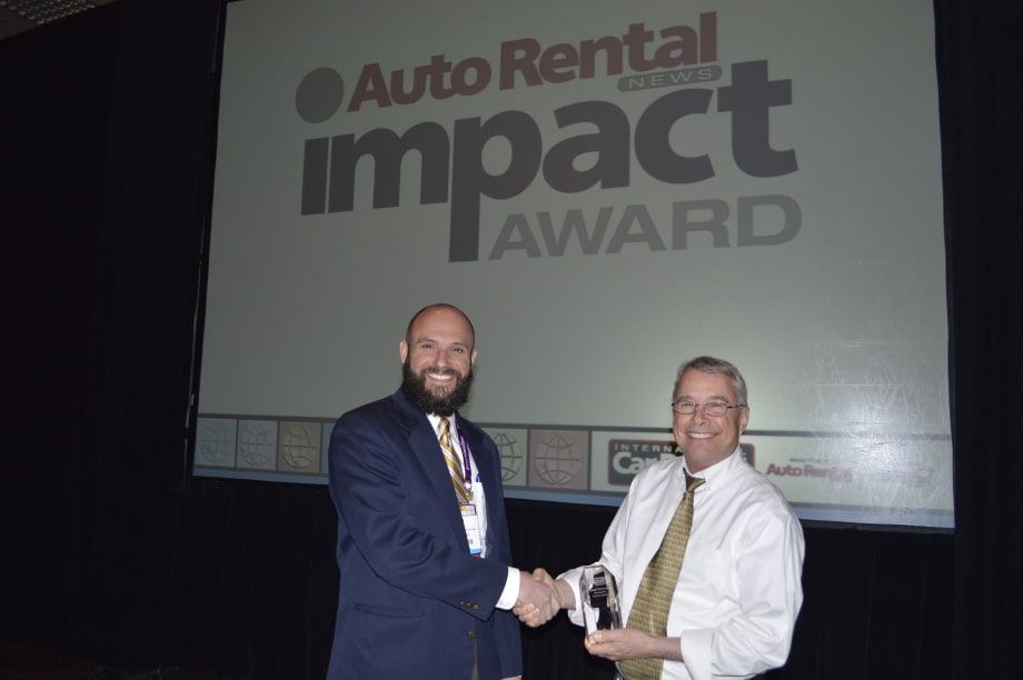 Michael DeLorenzo Wins Auto Rental News Impact Award