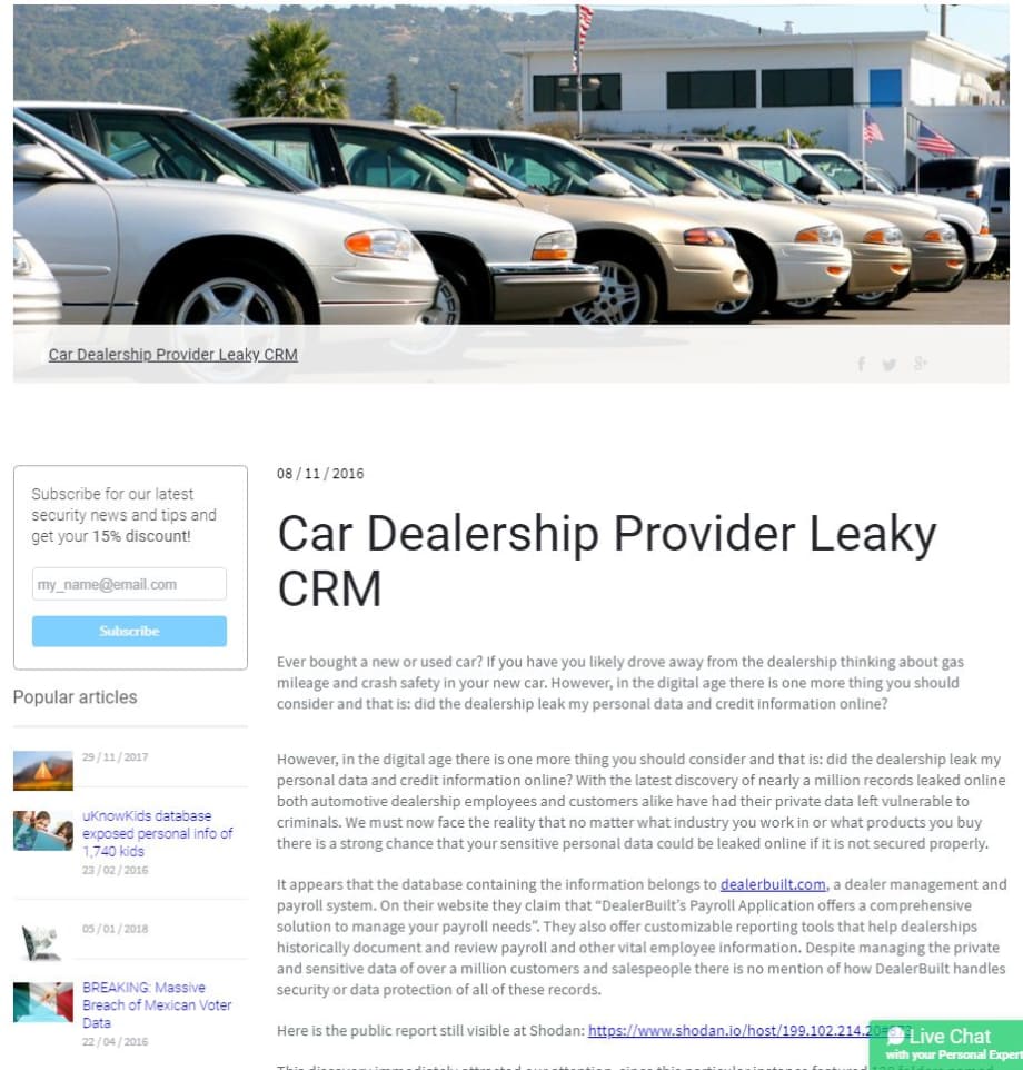 DealerBuilt Settles With New Jersey Regulators Over Data Breach