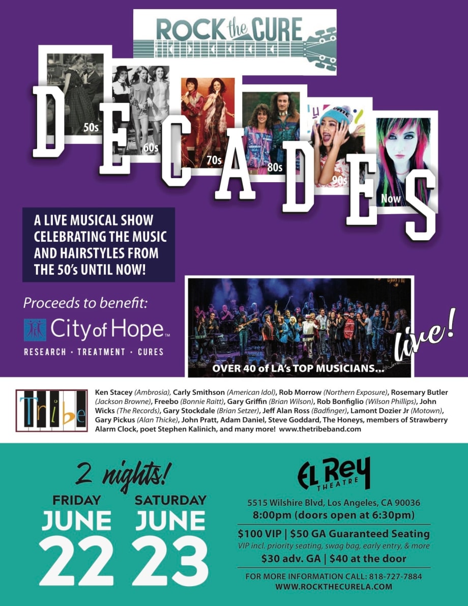 Rocking for a Cure: All-Star Charity Concert Will Benefit City of Hope