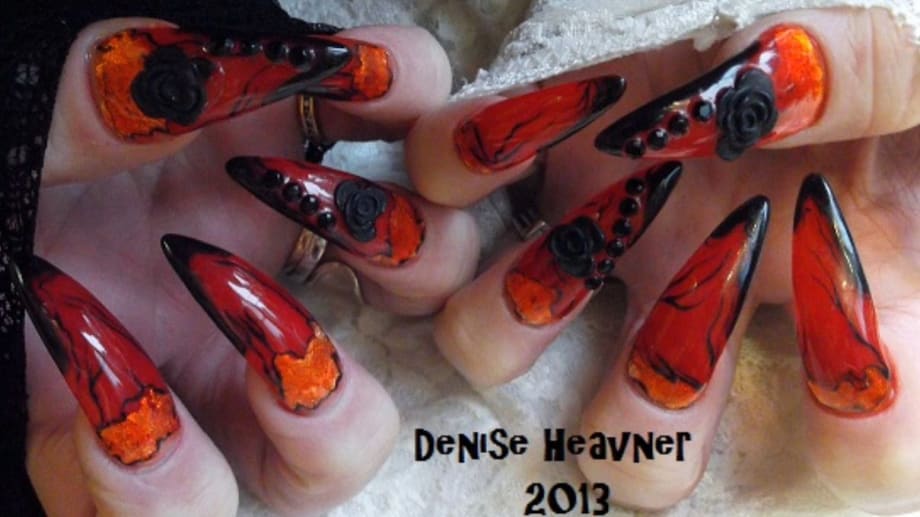 Deep Devotion Valentine's Day Nail Art How-To