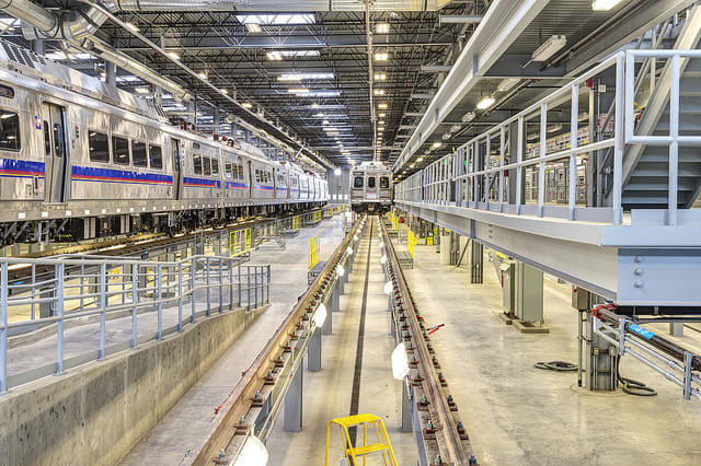 Denver commuter rail maintenance facility Gold LEED certified