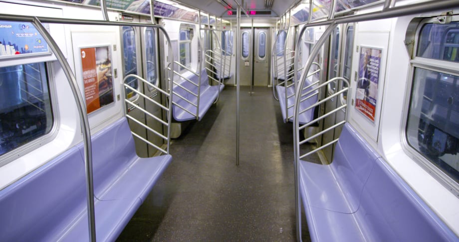 Flooring features that allow for easy traveling on public transit