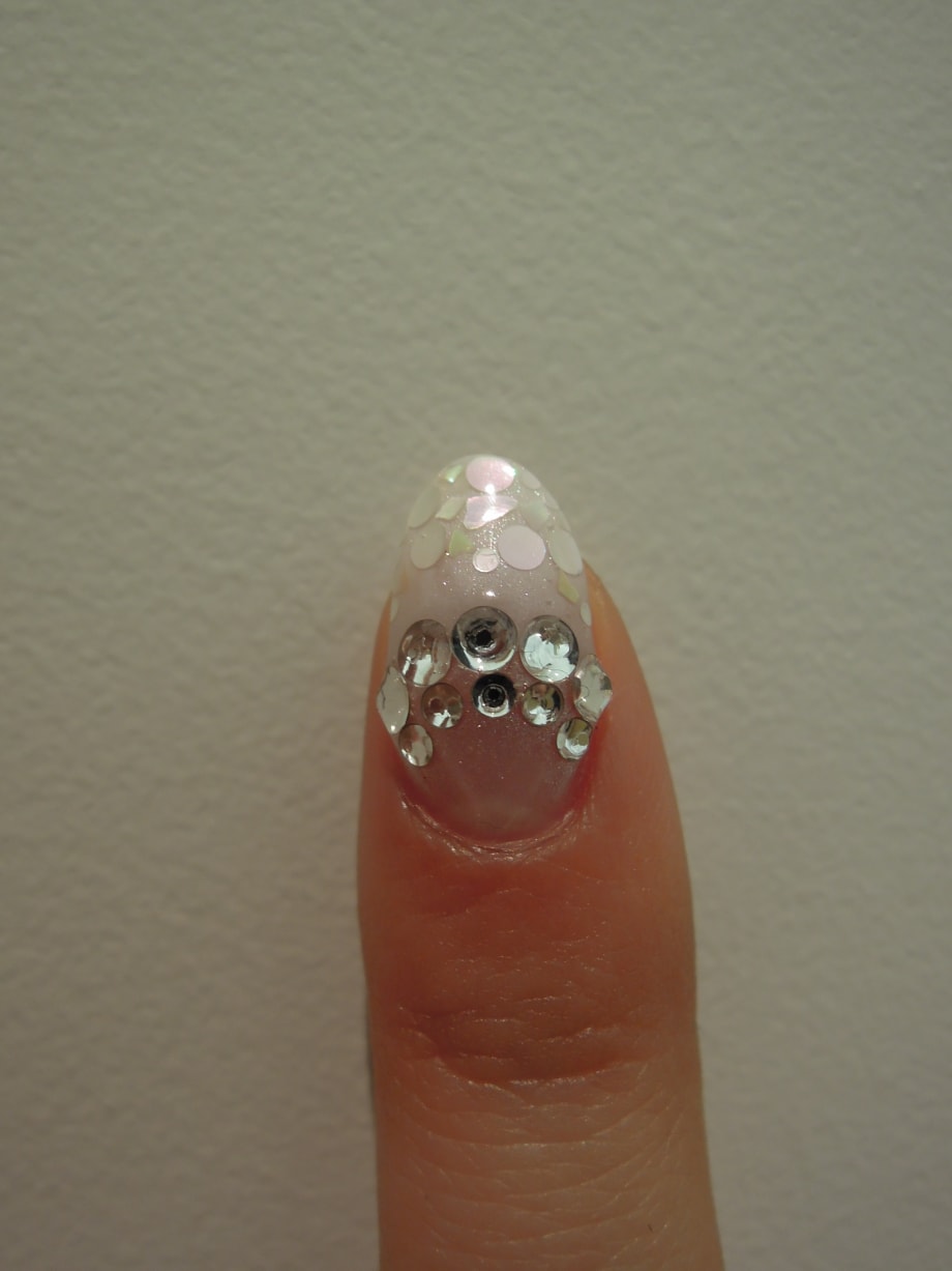 Sparkle Moon Nail Art