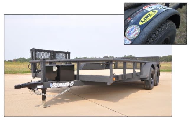 Diamond C Trailers with LINE-X