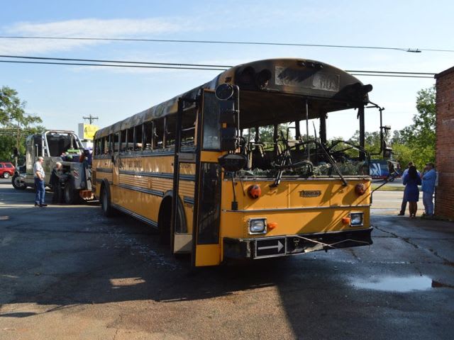 School Bus Driver Dubbed Hero for Bus Fire Evacuation