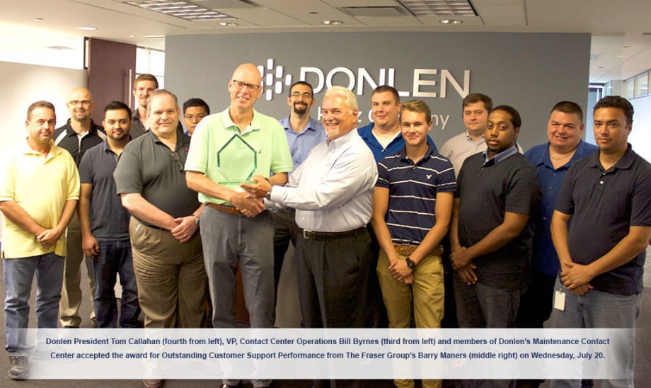 Donlen Contact Center Awarded for Customer Service