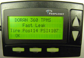 Integrated Tire Monitoring System from Doran and PeopleNet