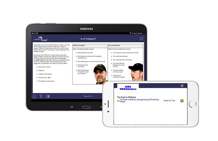 Driver Wellness Courses Address 3 Key Concerns