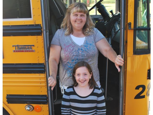 Driver contest winner goes extra mile for students