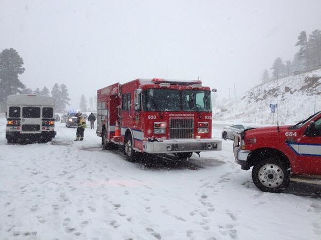 Pickup truck loses control, kills school bus driver